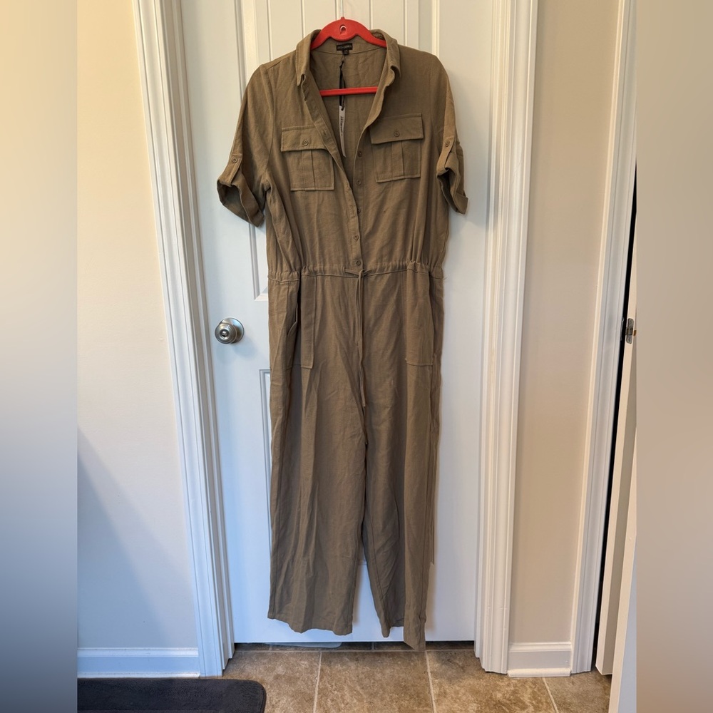 Coco + Carmen Classic Tan Jumpsuit